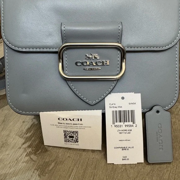 Coach Morgan square crossbody bag NWT